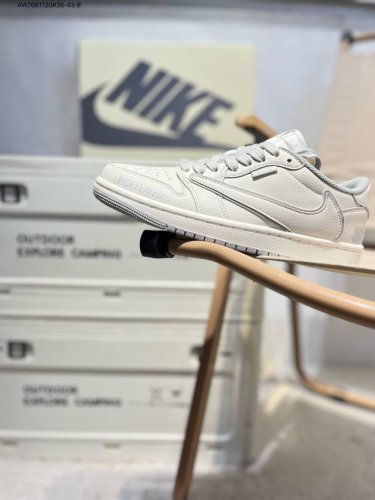 公司级头层皮乔丹Air Jordan 1 Low Aj1低帮系列篮球鞋 官方同步配色 原装级产物 #拒绝公底 立体鞋型 细节完美 高清洁度Df1845 Aw76