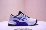asics Gel- Challenge R 14 轻量化的网球鞋 前掌鞋底添加缓震胶 鞋表明采用pu带透气网眼的 #原档案数据开发楦型纸版#采用密实网眼编织物
