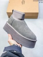 公司级 Ugg雪地靴 高帮筒靴 时尚舒适女鞋厚底增高短筒靴 俏皮可爱的百变造型， 美国轻奢品牌ugg 平底系列冬季 雪地休闲保暖毛毛雪地靴。官方同步包装 检验标