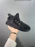 三叶草新品Adidas Eqt Basketball Adv 系列街头篮球短筒针织慢跑鞋“白黑浅橘灰”F33853 尺码：36 36.5 37 38 38.5