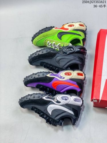耐克Nike Air Max Waffle Sp”Black And Anthracite“气垫华夫混合系列低帮气垫复古百搭休闲运动慢跑鞋 货号：Fv6949
