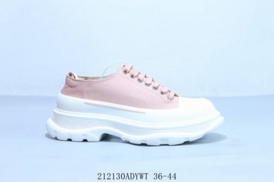 Alexander Mcqueen 亚历山大麦昆松糕鞋厚底增高帆布鞋 212130Adywt 36-44