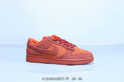 耐克 Nike Sb Dunk Low Pro 复古低帮 休闲运动滑板板鞋 橘红 货号 Hv5756-633 410460Adryu半 36-46