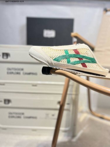 亚瑟士 Onitsuka Tiger Mexico 66 亚瑟士鬼冢虎 网面复古经典半拖1183C123 Qm7731806#35-45半