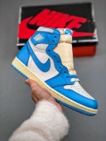 390支持放店 Nike Air Jordan Aj1 Retro High 爆裂北卡蓝 极限压缩利润空间 超乎所想的高性价比 用料绝不含糊 上手即享受质感 工