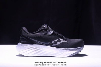 公司级 Saucony Triumph 索康尼胜利旗舰级缓震型跑鞋 性能相比前几代再升级：鞋面采用全新升级的工学网设计 贴合脚部更透气 中底部分使用最新的Pwr