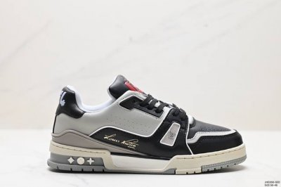 公司级全新lv路易威登louis Vuitton Trainer Sneaker Low休闲运动文化百搭板鞋 尺码:36-46 Id:Jhd268-Ge D