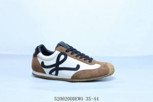loewe 罗意威 Ballet Runner 小牛皮 圆头系带低帮华夫系列 生活休闲运功跑鞋 5 20Ddewo 35-44