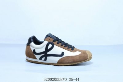 loewe 罗意威 Ballet Runner 小牛皮 圆头系带低帮华夫系列 生活休闲运功跑鞋 5 20Ddewo 35-44