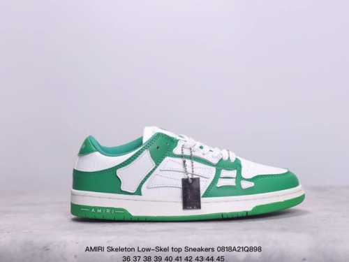 真标amiri Skeleton Low-Skel Top Sneakers 埃米尔骨骼系列 低帮 经典百搭休闲运动板鞋 尺码:36-45 xm0818Q898