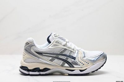 公司级asics Gel-Kayano 14 公司级版本 亚瑟士运动休闲透气专业跑鞋 采用工程弹性双层再生针织密度鞋面材质 后跟3D可视gel缓震乳胶物料 升级