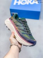 Hoka Mafate Speed 2 超轻厚底轻量山地跑步鞋 原装轻量化材料fresh Foam 超轻量中底全部用料过3C认证 滚动平衡科技减少33%能量消耗