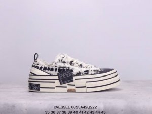 xvessel 天鹅之梦长毛绒亮片变色低帮帆布鞋男女同款 xm0823Q222