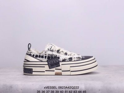 xvessel 天鹅之梦长毛绒亮片变色低帮帆布鞋男女同款 xm0823Q222