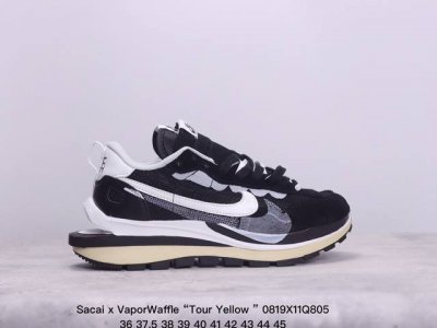 sacai X Vaporwaffle “Tour Yellow ”华夫三代3.0 走秀重磅联名 黄绿cv1363-700#正确纯原版本 独家原鞋开发 #原模数