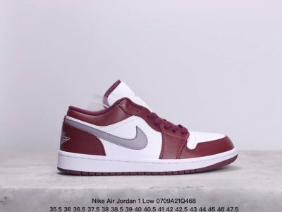 公司级头层！耐克nike Air Jordan 1 Low Aj1 乔1 低帮潮流运动休闲板鞋。Aj1 低帮拼接 完美版型真头层牛皮# 内置缓震气垫 原鞋开模