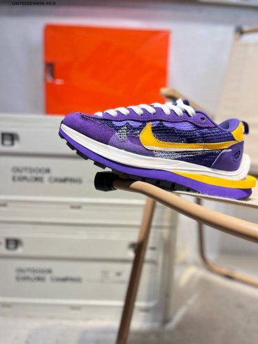 sacai X Nk Vaporwaffle 联名款华夫3.0潮流休闲增高运动鞋 黑生胶配色 五层分离组合底 全套原楦原纸版原鞋开模校对 全网最具灵魂的版型 原