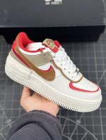耐克w Nike Air Force 1 Shadow 全新少女系解构主义设计 马卡龙空军一号轻量增高低帮百搭板鞋 #双层轻量eva发泡中底+防滑rb橡胶外圈底