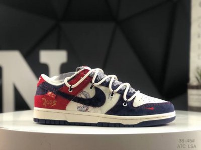 340 耐克 联名 Nike Dunk Low Lthr/Ow 解构绑带滑板鞋 Sb系列经典复古运动鞋。双鞋带系统延续了今年的代表性风格，搭配亮色鞋带，保持了