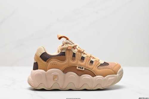 公司级etudes X Fila斐乐 织物合成革tpu 圆头系带厚底 减震耐磨 低帮 复古休闲鞋 货号:F12W342103Fib 尺码:35.5 36 36.