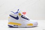 真标Nike Flight Legacy 皮革 经典复古风格 减震防滑耐磨中帮 复古篮球鞋 货号:Bq421 0 尺码:36 36.5 37.5 38 38.5
