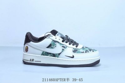 180 耐克 Nike Air Force 1 Af1耐克 低帮 空军一号休闲板鞋 猿人头 211460Apter半 39-45