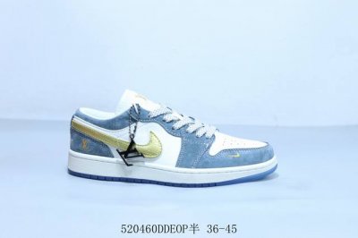 乔丹Air Jordan 1 Low Aj1 乔1低帮复古文化休闲运动篮球鞋 Lv 货号 Xx3168-167 520460Ddeop半 36-45
