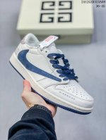 海外爆款限量发售！公司级 Travis Scott X Fragment Design X Jordan Air Jordan 1 Low Og Sp “斯图西