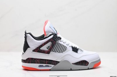 公司级nike Air Jordan 4 Retro 耐克迈克尔 乔丹aj4代中帮复古休闲运动文化篮球鞋 原厂材料tpu超q弹网格材质 缜密拉帮及中底钢印细节