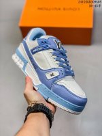 全新lv路易威登louis Vuitton Trainer Sneaker Low休闲运动文化百搭板鞋 尺码:36-45半 编码：10Jgd309A05