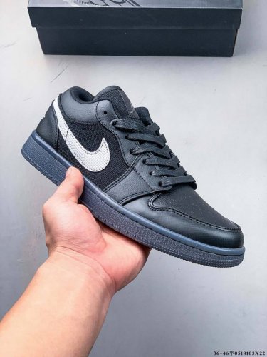 二层真标 耐克Nike Air Jordan Low 1 乔1低帮经典休闲鞋 0518103X22