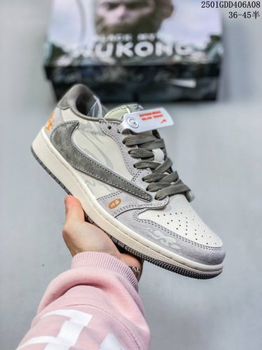 海外爆款限量发售！公司级 Travis Scott X Fragment Design X Jordan Air Jordan 1 Low Og Sp “悟空”