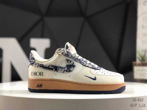 300 公司级带半码Nike Air Force 1 '07 Low 空军一号 低帮 运动鞋 休闲鞋 折边针车 工艺难度大 原楦头原纸板 原装鞋盒 定制五金配件