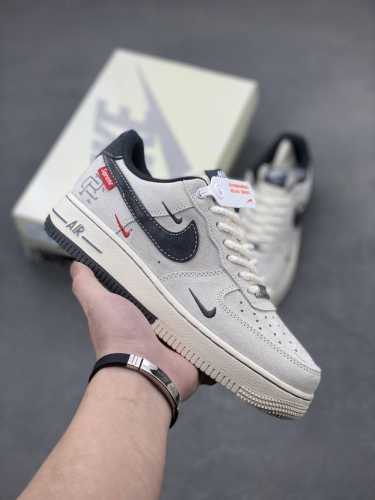 本地自取340 海外限量发售！公司级Nike Air Force 1 '07 Low 空军一号 低帮 运动鞋 休闲鞋 折边针车 工艺难度大 原楦头原纸板 原装鞋