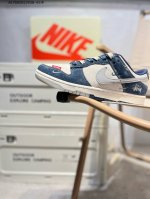 350 海外爆款限量发售！公司级 Nike Sb Dunk Low“斯图西联名” 周年高端定制 低帮休闲板鞋 定制鞋盒 大厂纯原品质出货 超高清洁度 皮料切割干