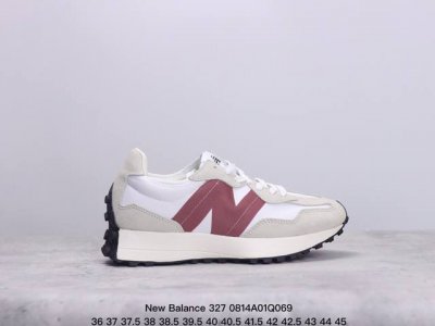 真标 Nb 新百伦 New Balance 327系列复古休闲运动慢跑鞋时尚男女运动鞋 以更纯粹的复古风格设计打造的全新造型 侧身还以解构设计，将 N 字标志以