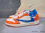耐克 联名 Nike Dunk Low Lthr Ow 解构绑带滑板鞋 Sb系列经典复古运动鞋。双鞋带系统延续了今年的代表性风格，搭配亮色鞋带，保持了 Dunk