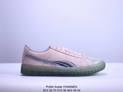 真标sophia Webster X Puma Suede Glitter Princess 彪马 低帮板鞋 尺码:35.5 36 37 37.5 38 38.