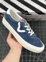 本地 核心私 范斯vans Style 73 Dx 复古经典黑色 海军蓝翻毛皮男女情侣款硫化低帮男女情侣款休闲滑板鞋 纯原1:1真标硫化工艺 这款以 Vault