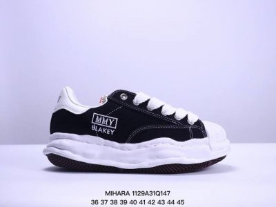 复古溶解风 概念时装设计师三原康裕品牌mmy Maison Mihara Yasuhiro Original Sole Canvas Low 变形溶解雪糕底低帮
