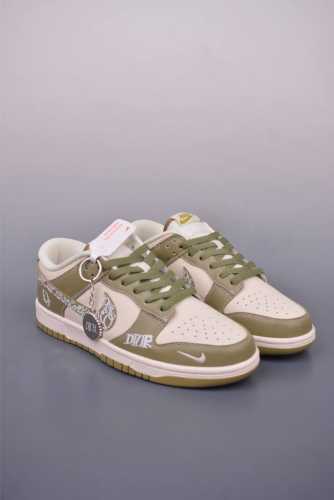 Nike Sb Dunk Low Dior联名 纯原大厂出品 极力推荐 原装头层材料 独家版型蒸餾加工 帶來的是更好的视觉和脚感体验 大厂纯原品质出货 清洁度