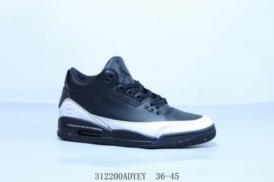 160 乔丹 Fragment Design X Air Jordan 3 Aj3 乔3 藤原浩联名 Aj3乔3 男女文化篮球鞋 货号 136064-080 3