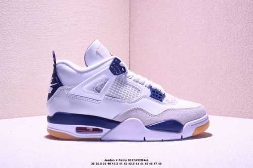 380 公司级带半码Nike Air Jordan 4 Retro 外贸订单Aj4 超强回馈 口碑大厂出品 原纸板楦头开发 定制优质皮料 完美鞋型匹配公司货 正