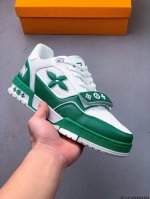 路易威登 Louis Vuitton Lv路易威登板鞋 乘风破浪的姐姐争先种草款,舒适透明底和百搭性霸屏整个时尚娱乐圈 正品1:1套楦复刻 细节调整完美主义 鞋