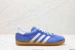 公司级阿迪达斯adidas Originals Gazelle Indoor 三叶草复古防滑耐磨低帮板鞋 鞋款采用柔软的绒面革和耐用的皮革衬里融合在橡胶外底上！