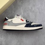 本地 核心私 Travis Scott X Fragment Design X Air Jordan 1 Low Og Sp Aj1 乔1 Supreme联名