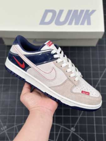 Nk Sb Dunk Low Supreme联名-拼色白勾勾 周年高端定制 低帮休闲板鞋 #定制鞋盒 大厂纯原品质出货 超高清洁度 皮料切割干净无任何毛边 细节 - 点击图像关闭
