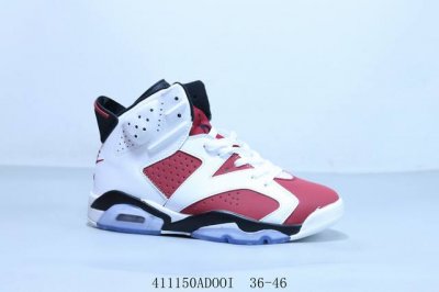 耐克 Nik Air Jordan 6 乔6 Aj6 乔丹六代 高帮系带 男女休闲可实战篮球鞋 货号 384665-061 41 Adooi 36-46