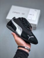 Puma Speedcat Og Sd Brown Sliver 极速赛车系列低帮德训风拼接复古百搭休闲运动赛车鞋“翻毛可可棕银白鞋带”397397 01 尺码