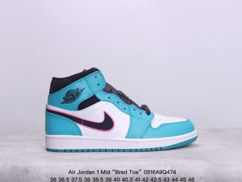 air Jordan 1 Mid “Bred Toe” Aj1 中帮 黑红脚趾 这款中帮黑红脚趾融合了两大超经典配色，Bred 黑红和 Black Toe 黑脚